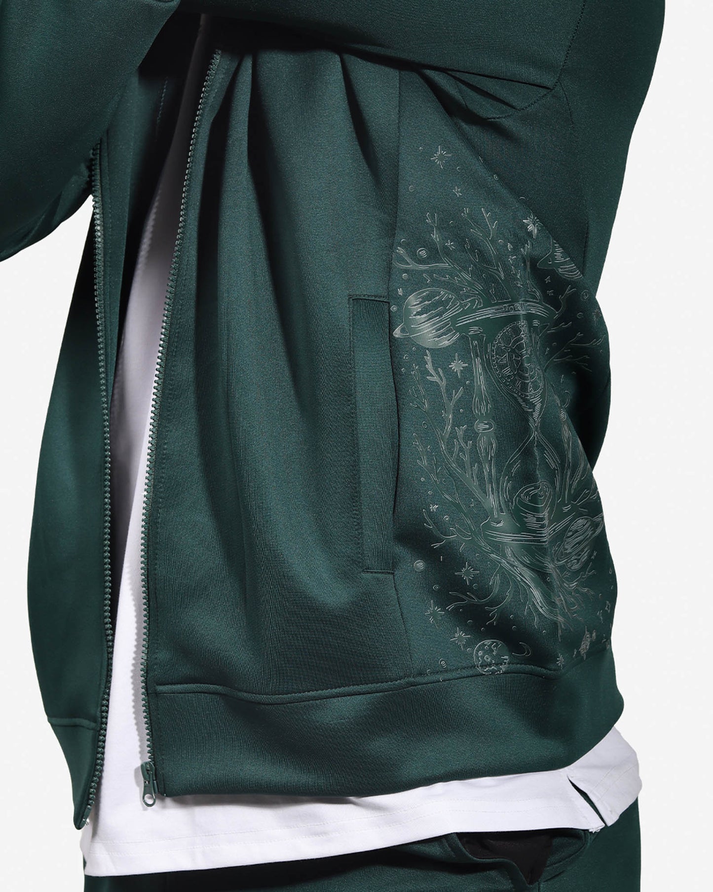 Eternal Flow Green hoodie