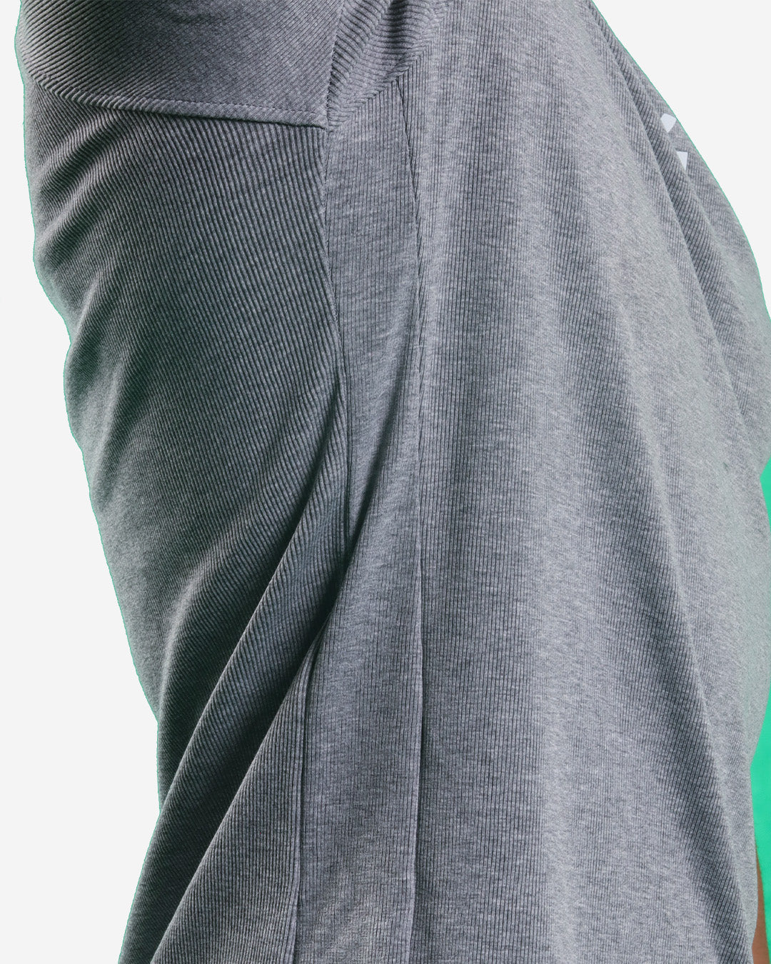 HEATHER GREY RIBTECH T-shirt