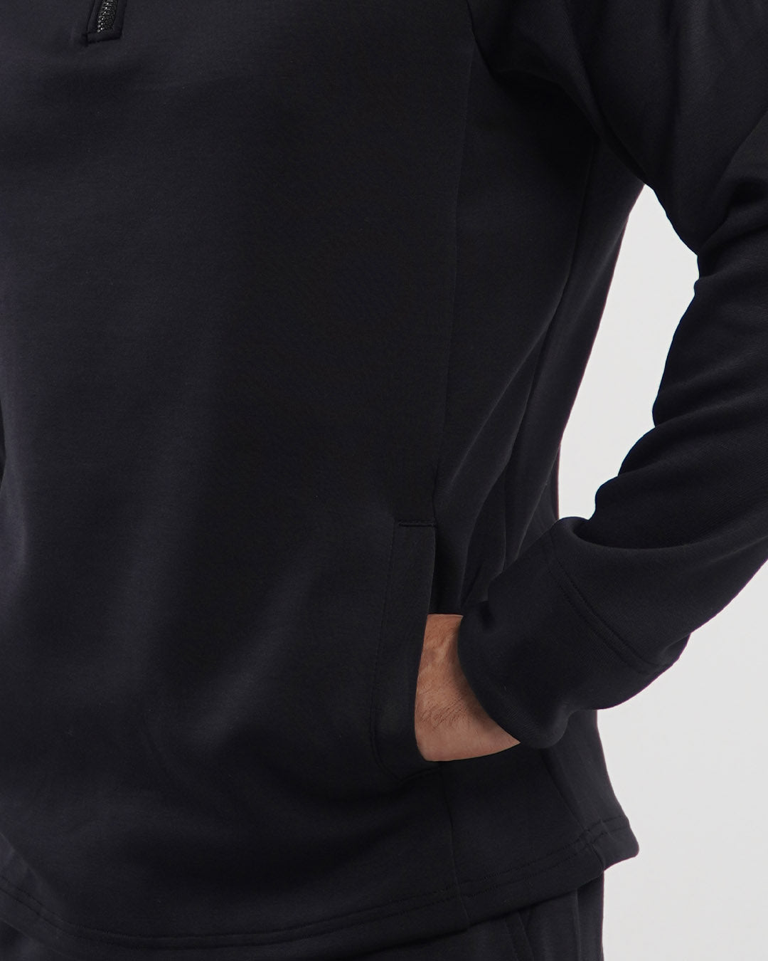 Performance Quarter-Zip Hoodie (Black)