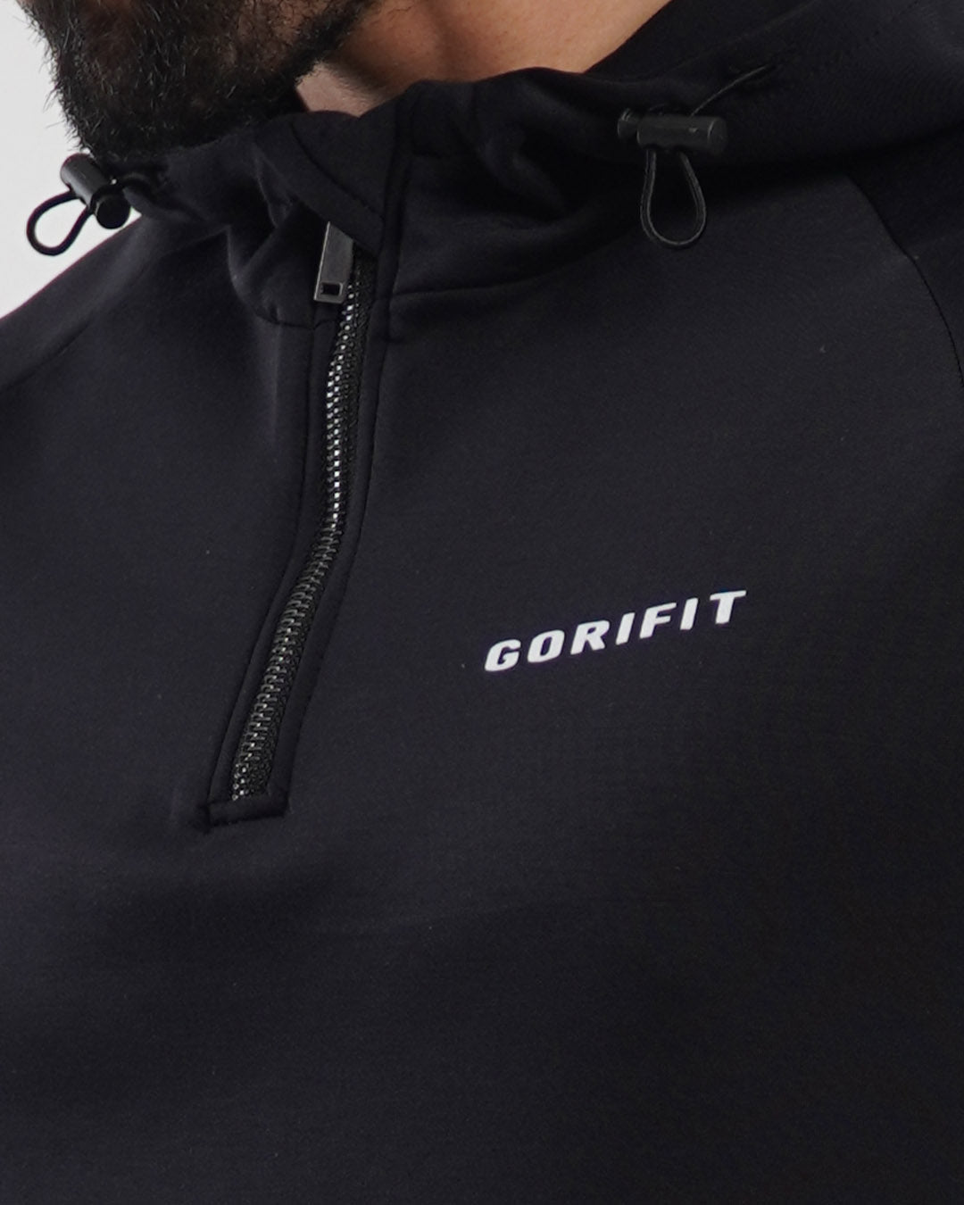Performance Quarter-Zip Hoodie (Black)