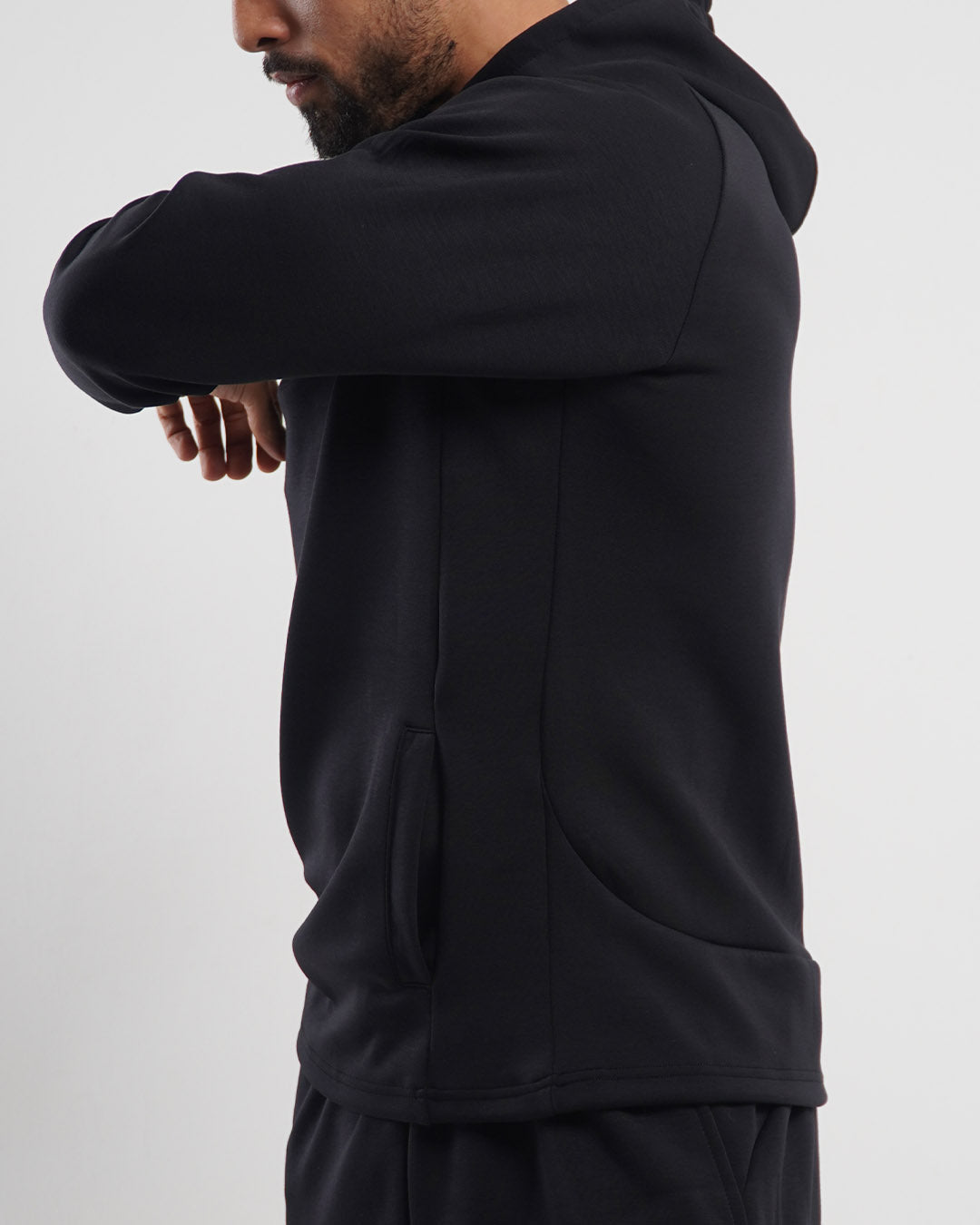 Performance Quarter-Zip Hoodie (Black)
