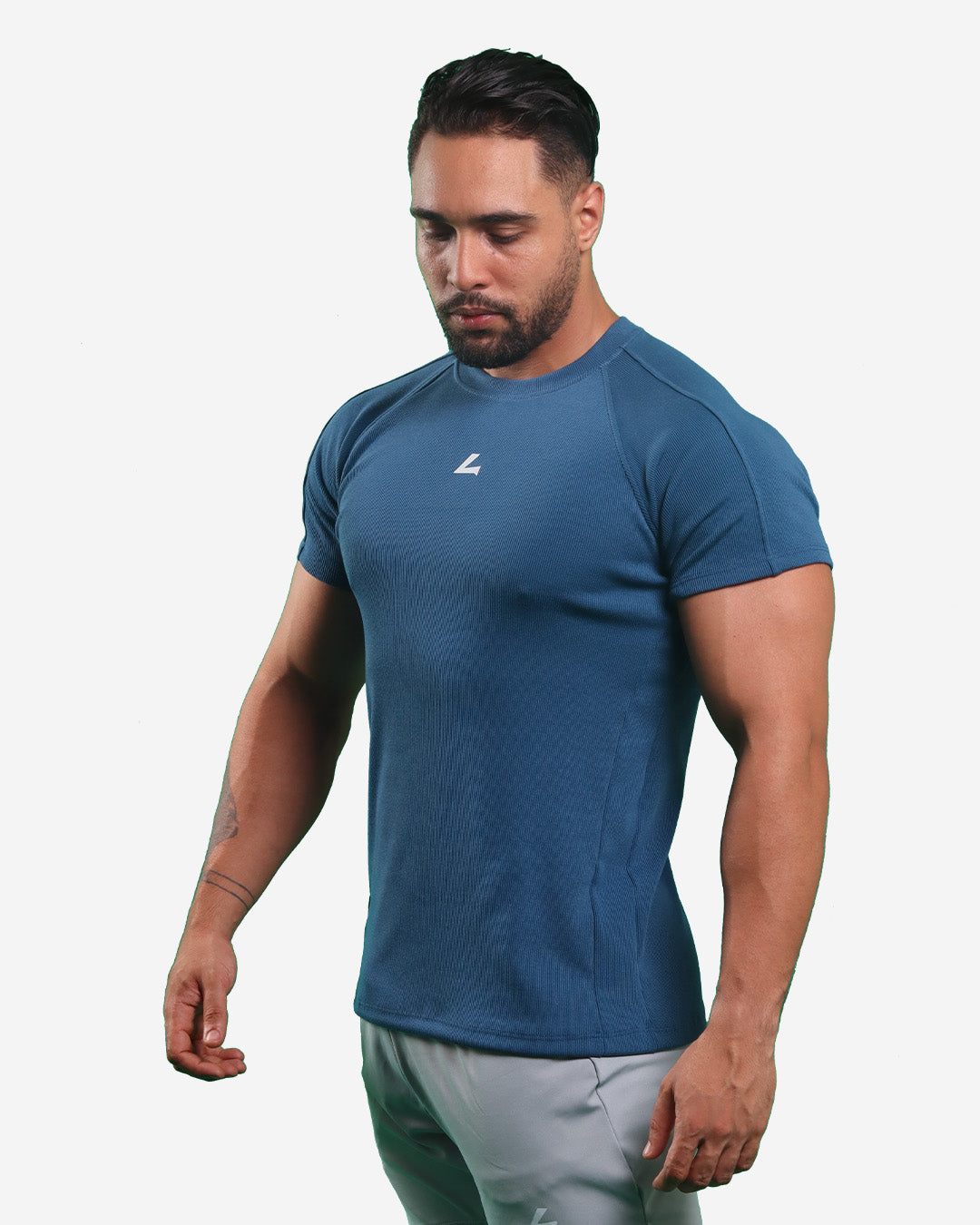 STEEL BLUE RIBTECH T-shirt