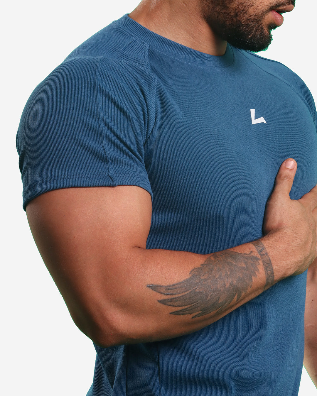 STEEL BLUE RIBTECH T-shirt