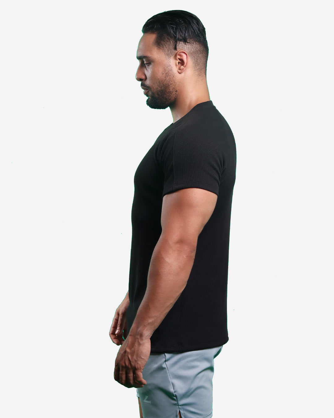 BLACK RIBTECH T-shirt