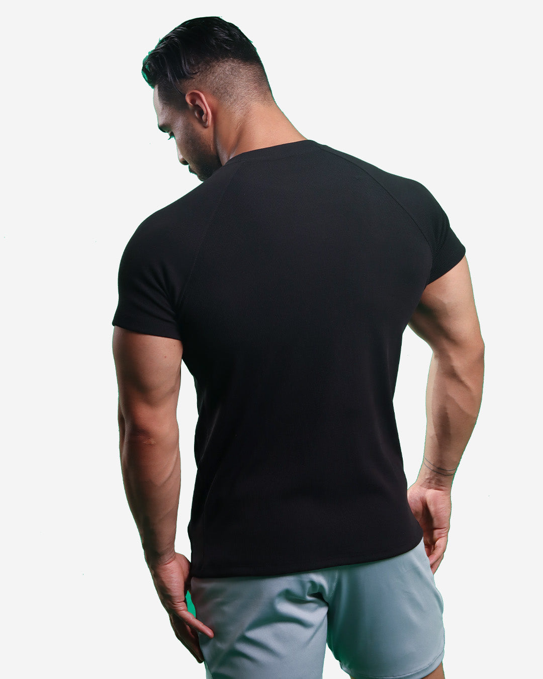 BLACK RIBTECH T-shirt