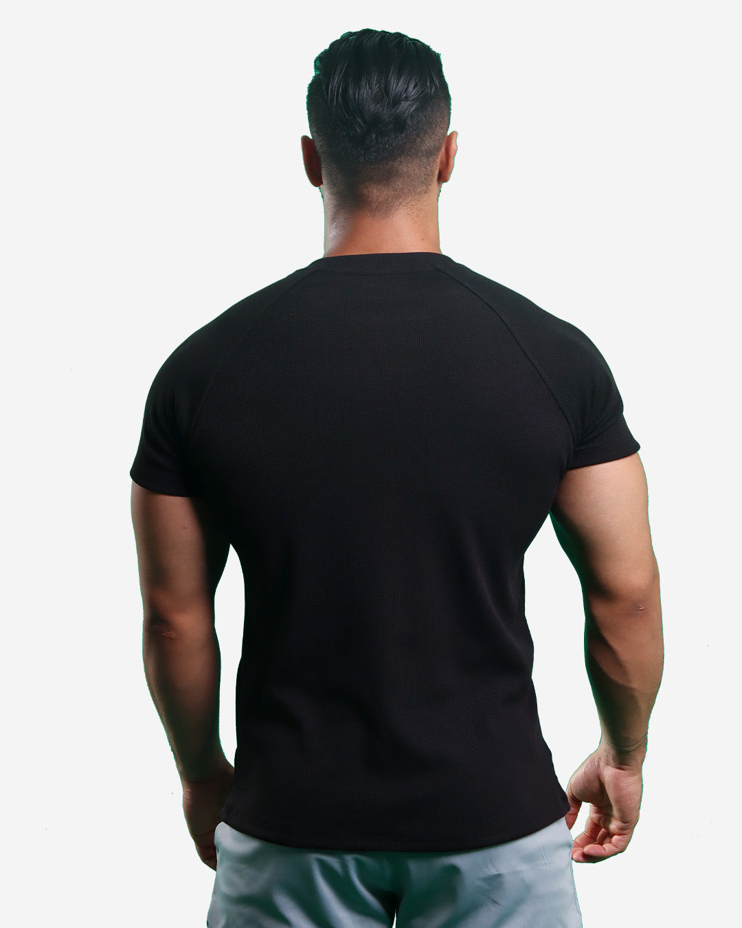 BLACK RIBTECH T-shirt