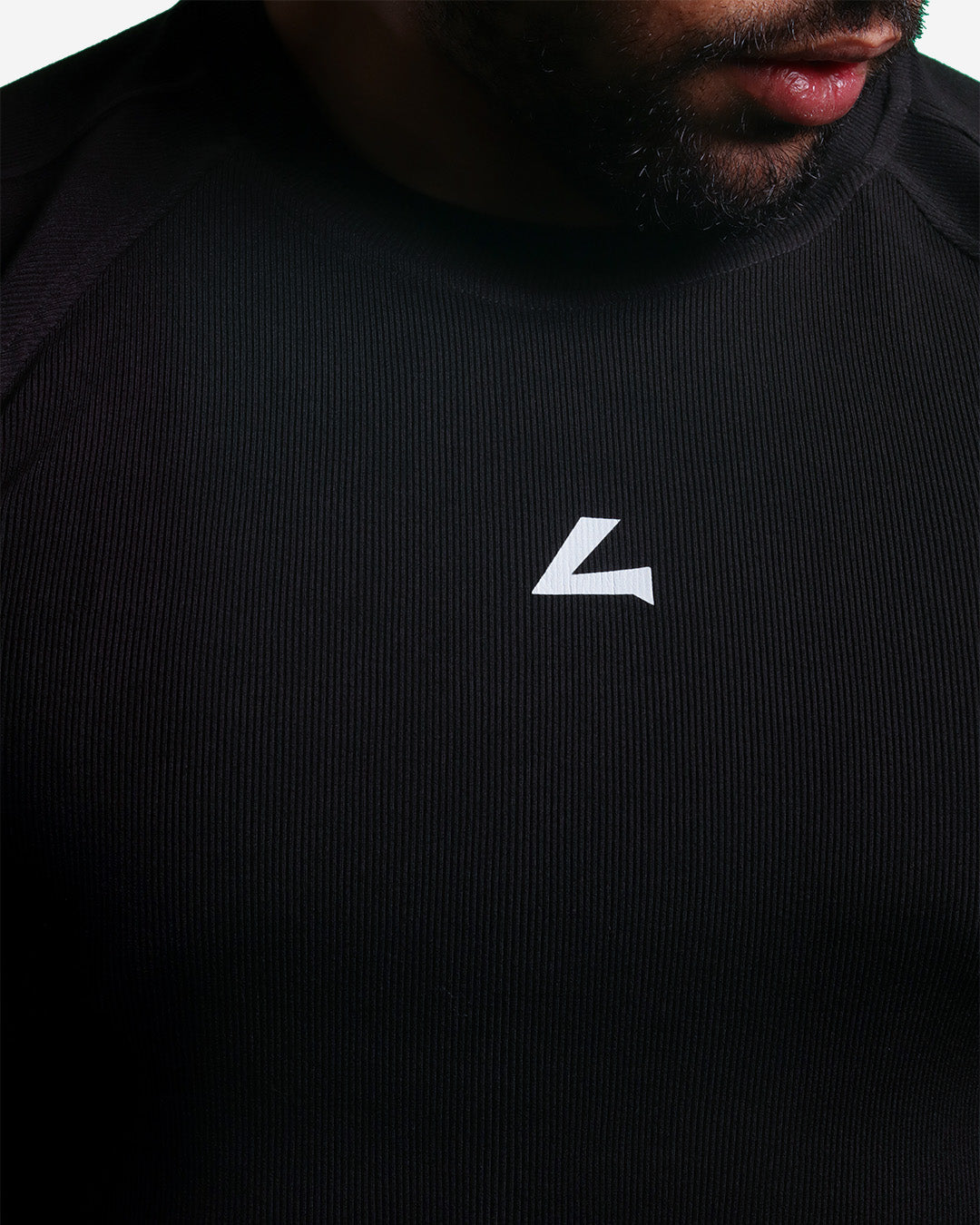 BLACK RIBTECH T-shirt